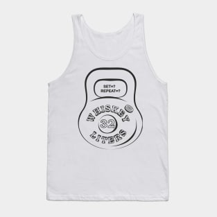 Whiskey heavy liters outline Tank Top